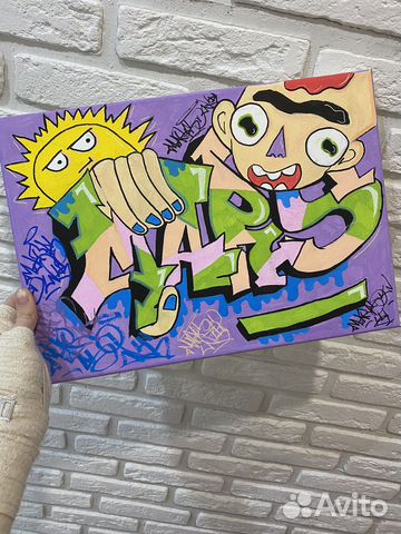 Граффити холст