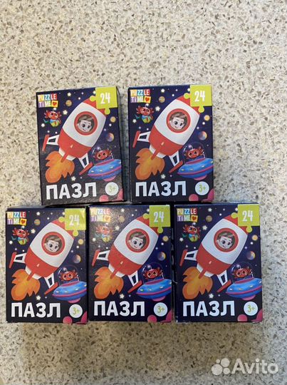 Пазлы детские 24 детали (0-3 лет)