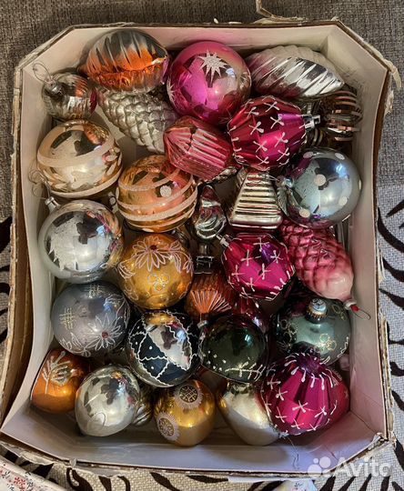 Елочные игрушки СССР и гдр