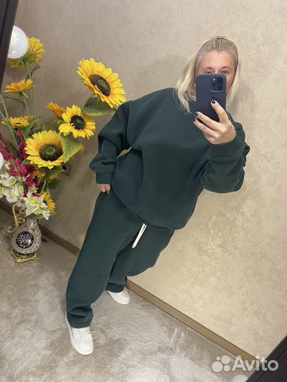 Спортивный костюм флис р:50-52