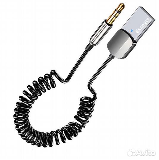 Адаптер Bluetooth Aux с USB для громкой связи