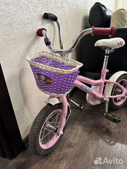 Детский велосипед с ручкой бу