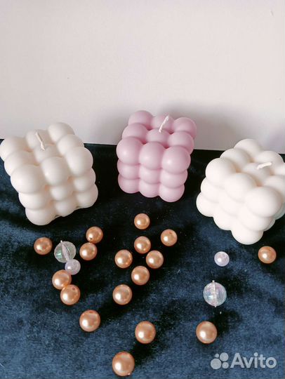 Свеча Куб Бабл