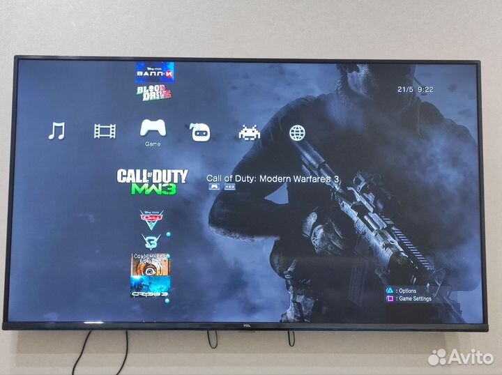 Sony PS3 Super Slim 500g прошитая 80 игр