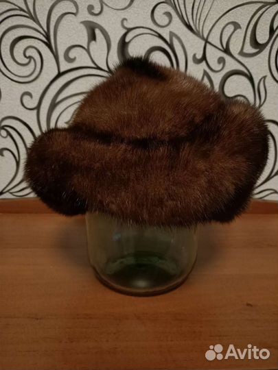 Шапка норковая женская