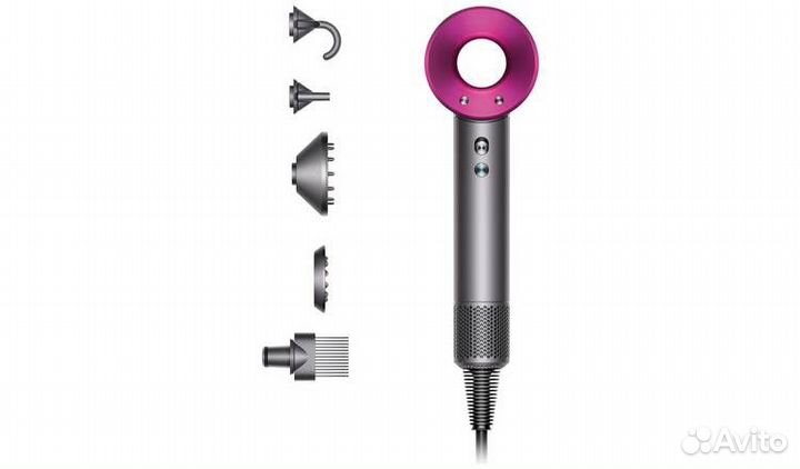 Фен Dyson HD08 Supersonic Hair Dryer Iron/Fuchsia