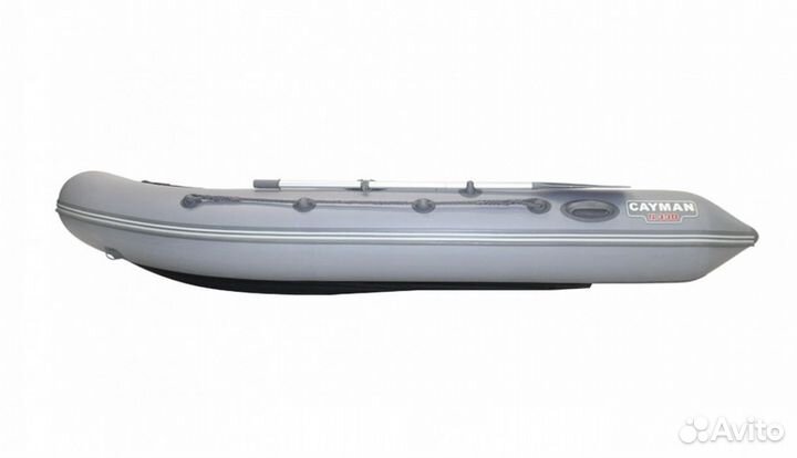 Лодка пвх Кайман N-330 (пайол 12 мм.) серый