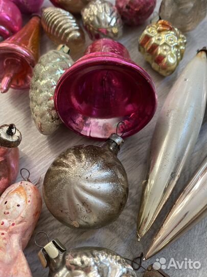 Елочные игрушки СССР одним лотом