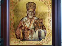 Икона рукописная Святого Николая Чудотворца