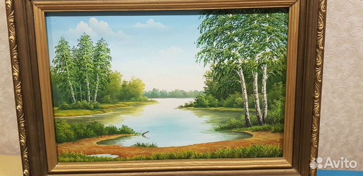 Картина маслом на холсте пейзаж