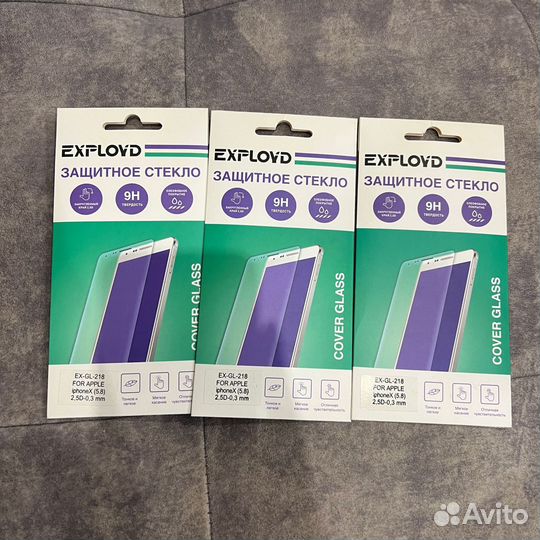 Защитное стекло iPhone x