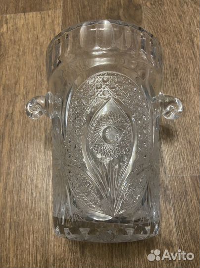 Хрустальная ваза для льда