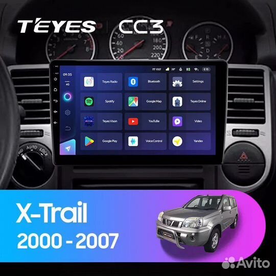 Автомагнитола Teyes на Nissan X-trail T30