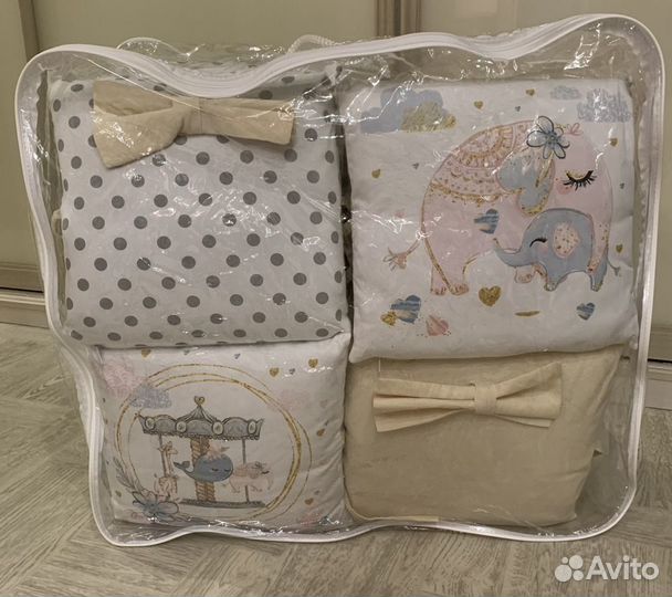 Новые бортики в кроватку