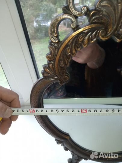 Зеркало с подсветкой настольное