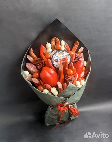 Съедобные букеты, мужские букеты