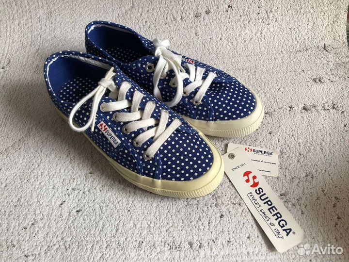 Кеды superga новые 24см