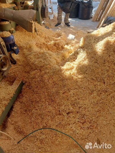 Опилки стружка в мешках