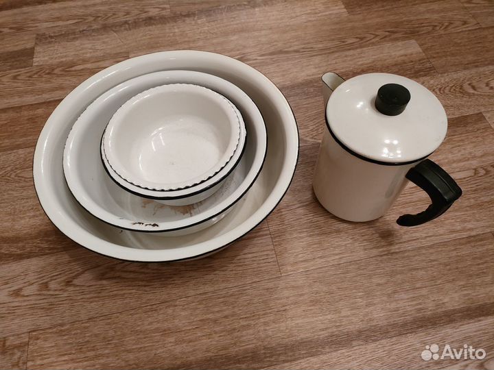 Посуда эмалированная