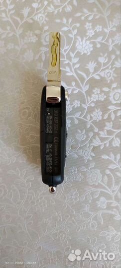 Выкидной ключ на skoda fabia