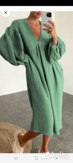 Платье женское летнее из муслина