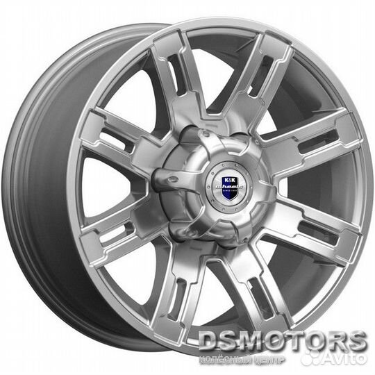 Диски Полюс 7.5/16 6x139.7 ET5 d108.1 дарк платину