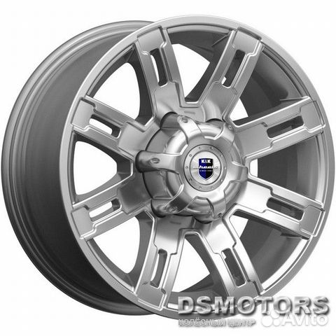 Диски Полюс 7.5/16 6x139.7 ET5 d108.1 дарк платину