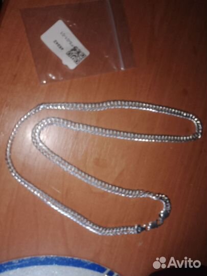 Мужская серебряная цепь