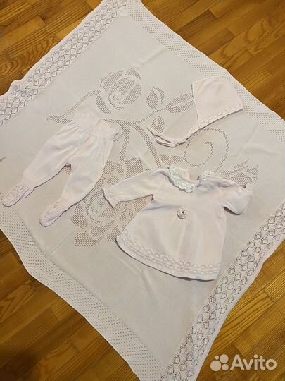Комплект на выписку девочки весна-лето