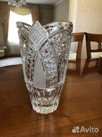 Ваза хрустальная для цветов СССР