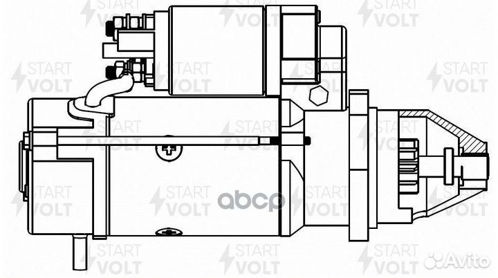 Стартер LSt 0354X startvolt