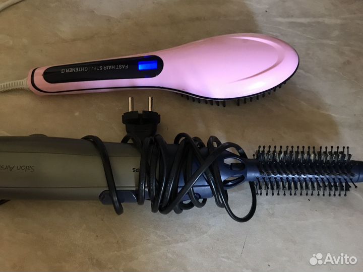 Плойка и расческа доя волос