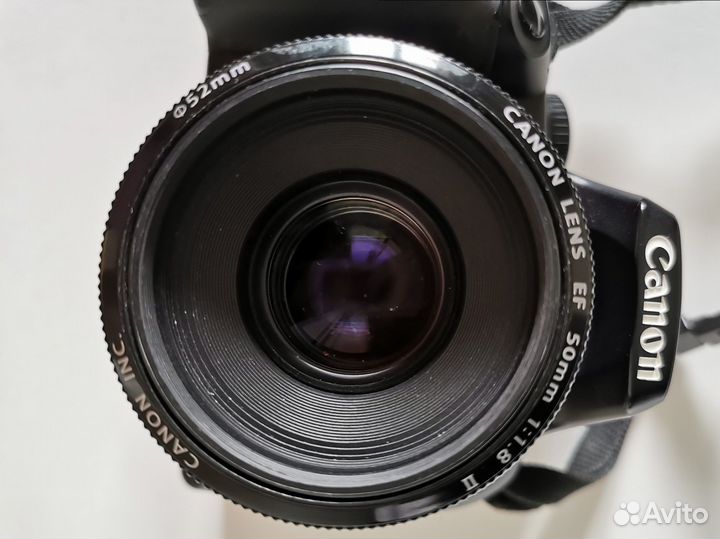 Объектив (портретник) Canon EF 50mm, 1:1:8