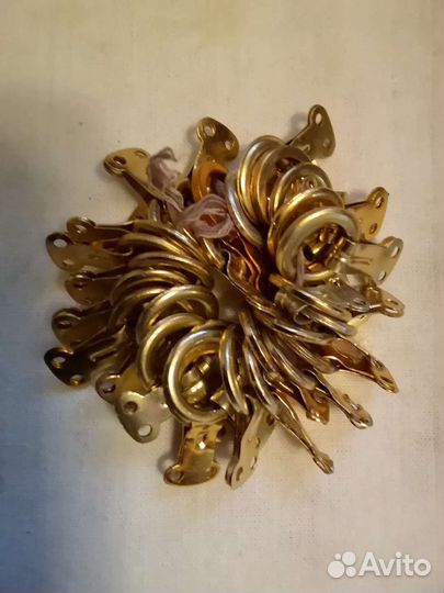 Крючки-кольца для ковра и зажимы