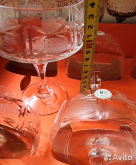 Фужер креманка для шампанского Ананас Югославия