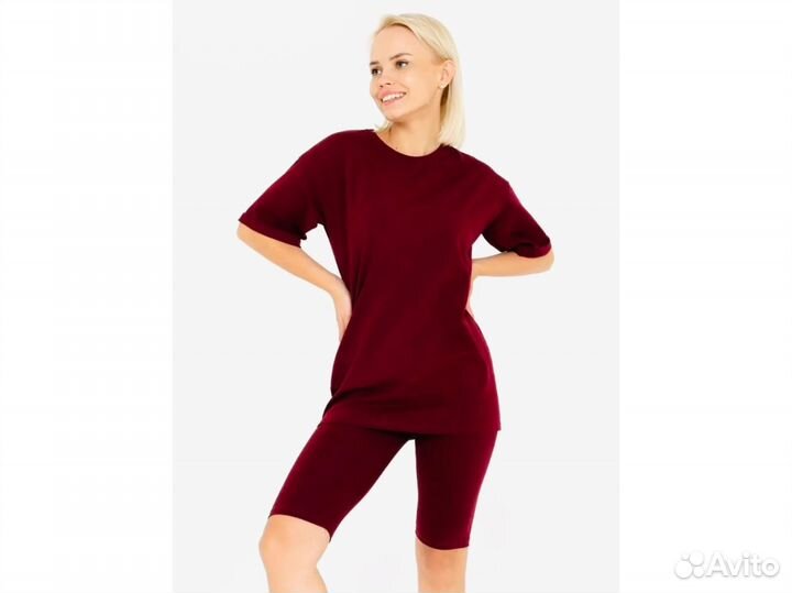 Летний женский костюм с шортами 46 48