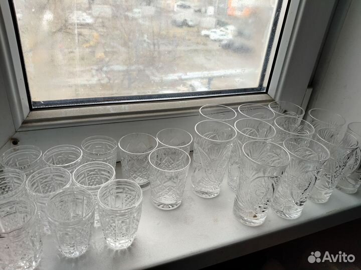 Хрустальные стопки