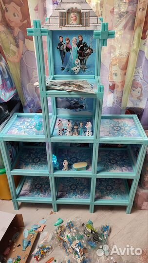 Кукольный домик конструктор холодное сердце