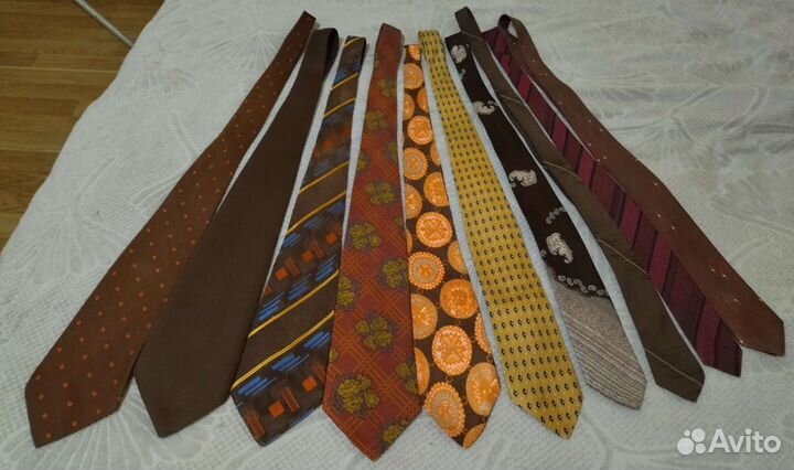 Набор мужских галстуков, времён СССР