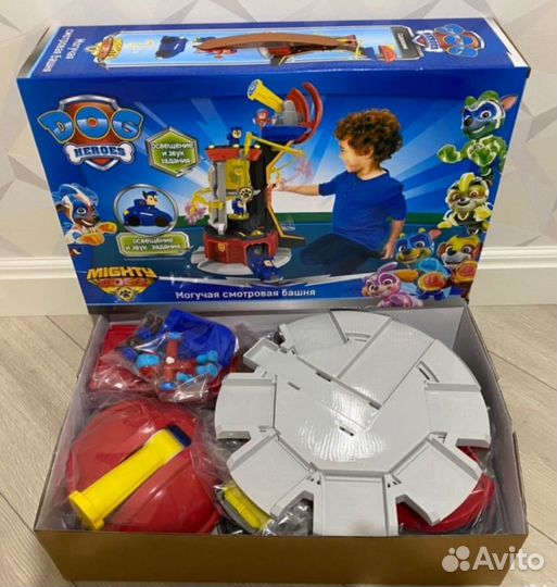 Мега смотровая башня патруль щенячий 2 вида