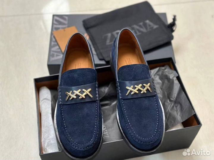 Лоферы zegna мужские