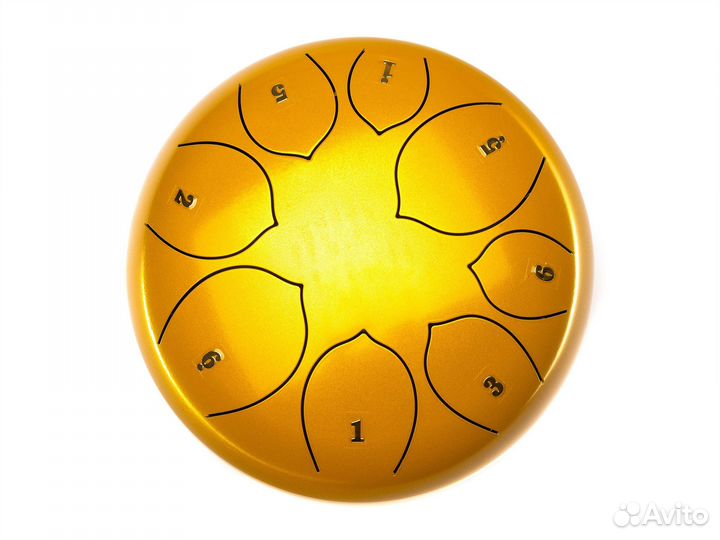 FTD-108F-GD Глюкофон, 25см, Фа мажор, золото, Foix