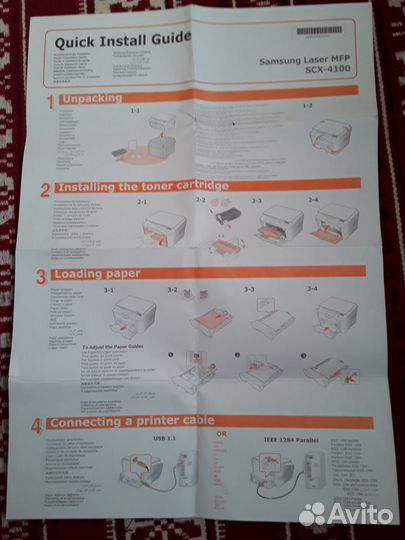 Принтер samsung SCX 4100