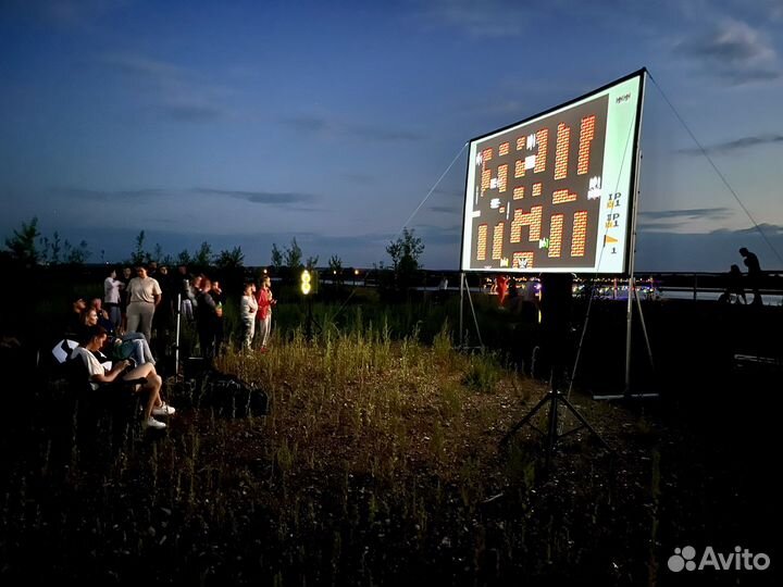Аренда проектора Full HD, 4K и экрана 16x9