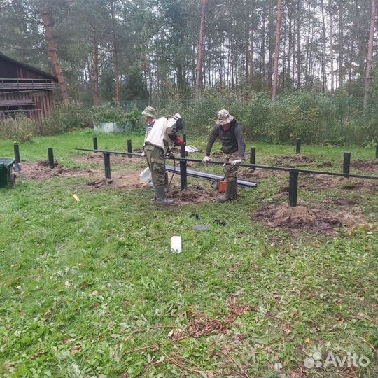 Винтовые сваи под ключ. Свайно винтовой фундамент