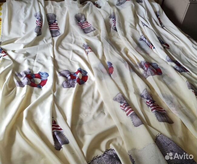 Детские шторы Мона лиза Тедди