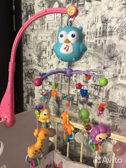 Мобиль и детский игровой коврик