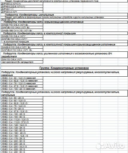 Конденсаторы до 3000квар,конденсаторные установки