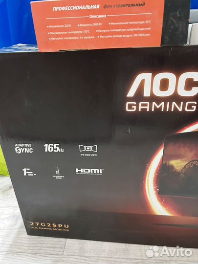 Монитор aoc 27g2spu 165hz