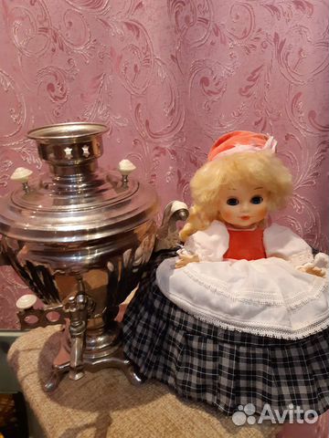 Самовар электрический с куклой